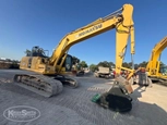 Used Excavator in yard